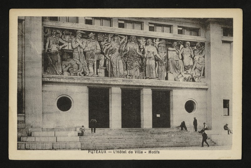 Carte postale ancienne L'Hôtel de Ville - Motifs à Puteaux