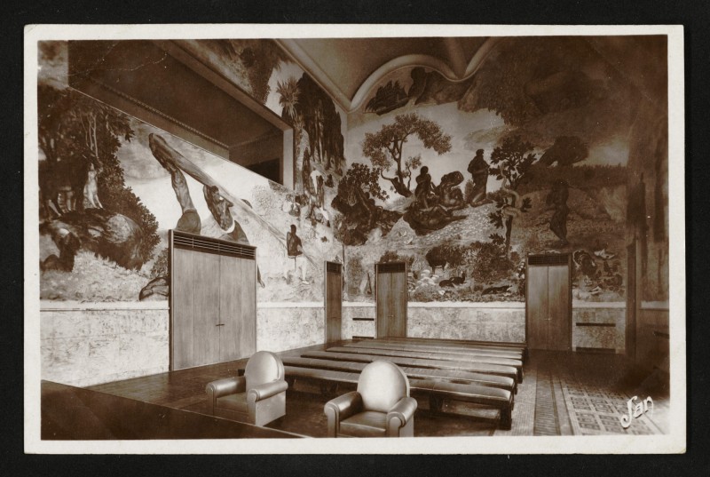 Carte postale ancienne [L'Hôtel de Ville : la salle des mariages] à Puteaux