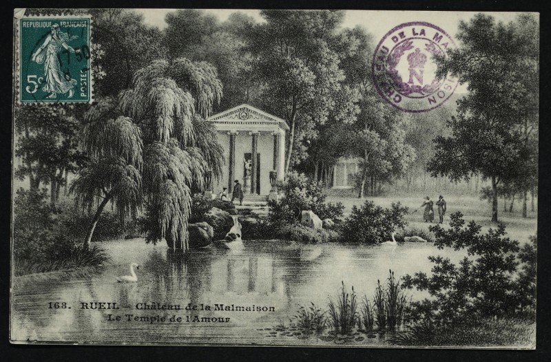 Carte postale ancienne Château de la Malmaison. Le Temple de l'Amour à Rueil-Malmaison