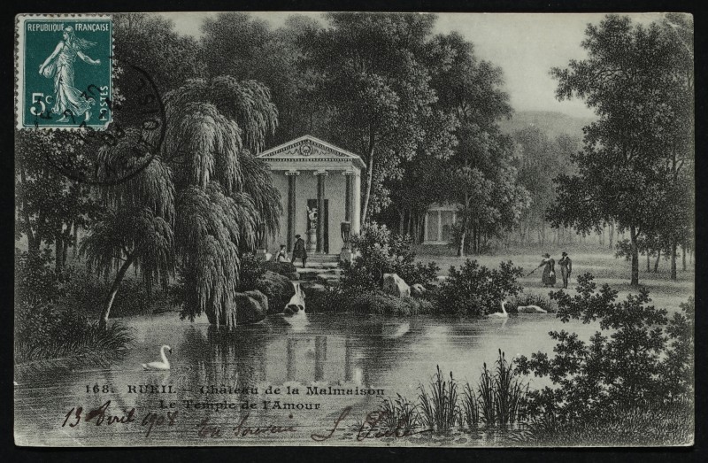 Carte postale ancienne Château de la Malmaison. Le Temple de l'Amour à Rueil-Malmaison