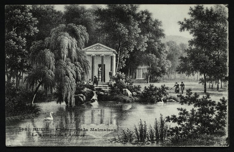 Carte postale ancienne Château de la Malmaison. Le Temple de l'Amour à Rueil-Malmaison