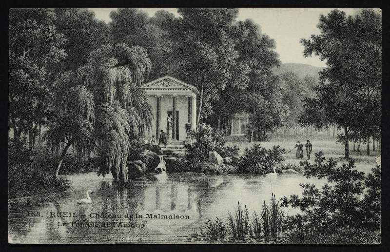 Carte postale ancienne Château de la Malmaison. Le Temple de l'Amour à Rueil-Malmaison