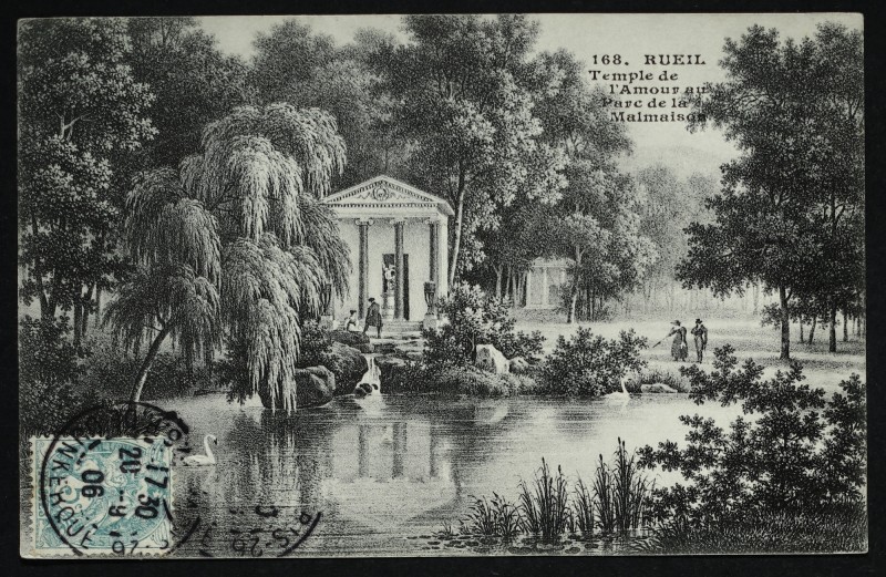 Carte postale ancienne Château de la Malmaison. Le Temple de l'Amour à Rueil-Malmaison