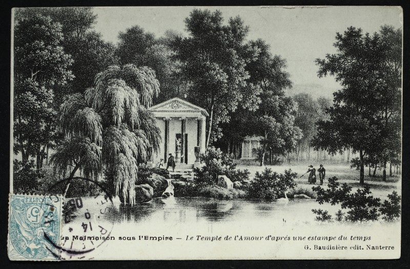 Carte postale ancienne Château de la Malmaison. Le Temple de l'Amour à Rueil-Malmaison