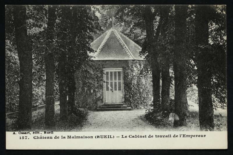 Carte postale ancienne Château de la Malmaison. Le Cabinet  de Travail de l'Empereur à Rueil-Malmaison