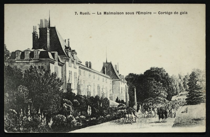 Carte postale ancienne La Malmaison sous l'Empire - Cortège de gala à Rueil-Malmaison