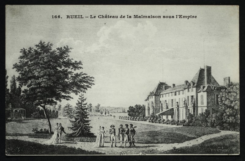 Carte postale ancienne Le Château de la Malmaison sous l'Empire à Rueil-Malmaison