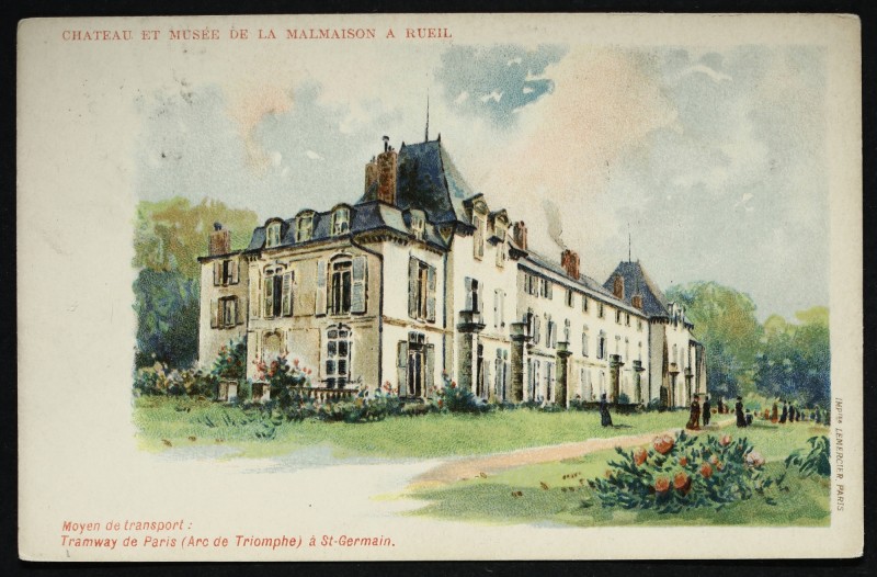 Carte postale ancienne Château et musée de la Malmaison à Rueil à Rueil-Malmaison
