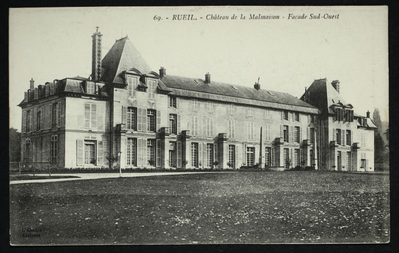 Carte postale ancienne Château de la Malmaison -  Façade sud-ouest à Rueil-Malmaison