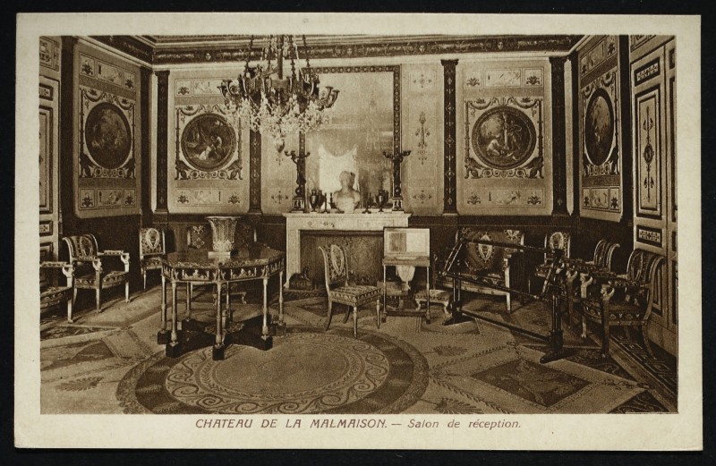 Carte postale ancienne La Malmaison - Le Salon de Réception à Rueil-Malmaison