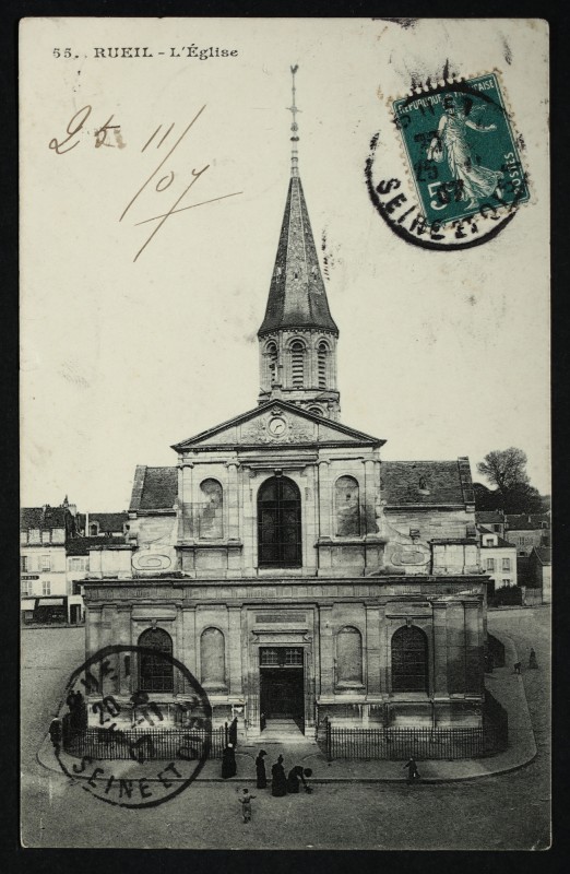 Carte postale ancienne l'Eglise à Rueil-Malmaison