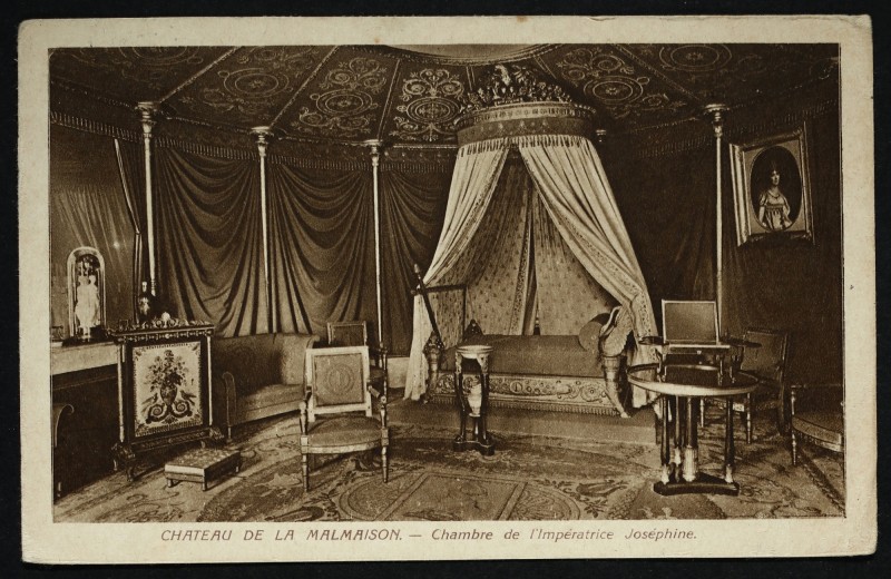 Carte postale ancienne Château de la Malmaison -  Chambre de l'impératrice Joséphine à Rueil-Malmaison