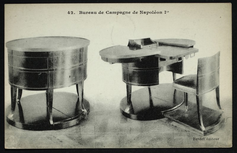 Carte postale ancienne Bureau de Campagne de Napoléon Ier à Rueil-Malmaison