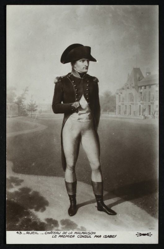 Carte postale ancienne Château de Malmaison - Le premier consul par Isabey à Rueil-Malmaison