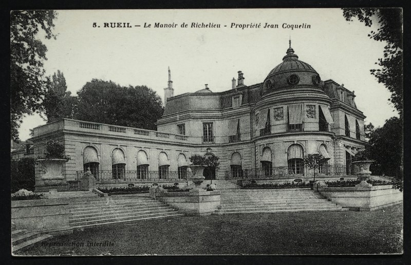 Carte postale ancienne Le Manoir de Richelieu - Propriété Jean Coquelin à Rueil-Malmaison