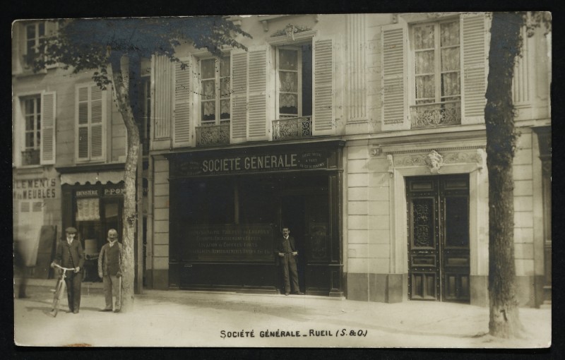 Carte postale ancienne Société Générale à Rueil-Malmaison