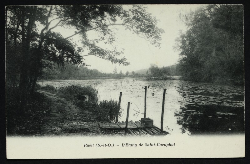 Carte postale ancienne L'Etang de Saint-Cucufa à Rueil-Malmaison