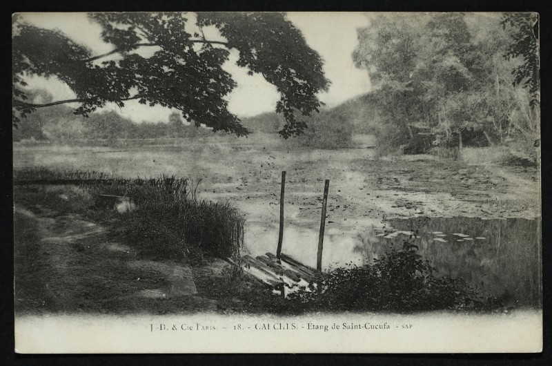 Carte postale ancienne Etang de Saint-Cucufa à Rueil-Malmaison