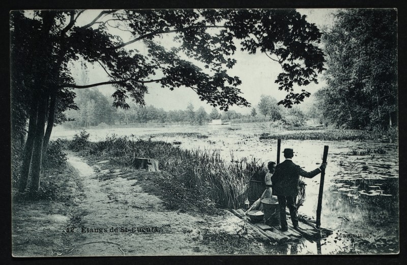 Carte postale ancienne Etangs de St-Cucufa à Rueil-Malmaison