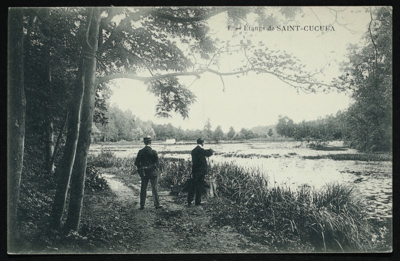 Carte postale ancienne Etangs de Saint-Cucufa à Rueil-Malmaison