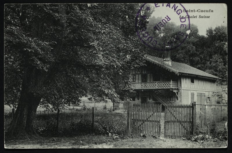 Carte postale ancienne Saint-cucufa - Le Chalet Suisse à Rueil-Malmaison