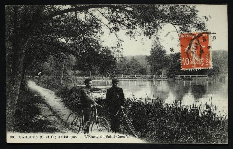Carte postale ancienne L'Etang de Saint-Cucufa à Rueil-Malmaison