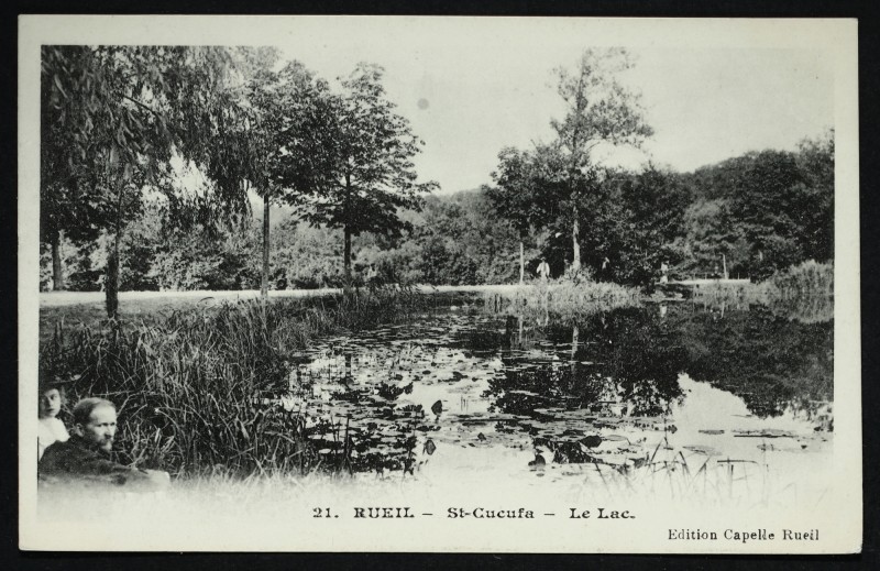 Carte postale ancienne St-Cucufa - Le Lac à Rueil-Malmaison