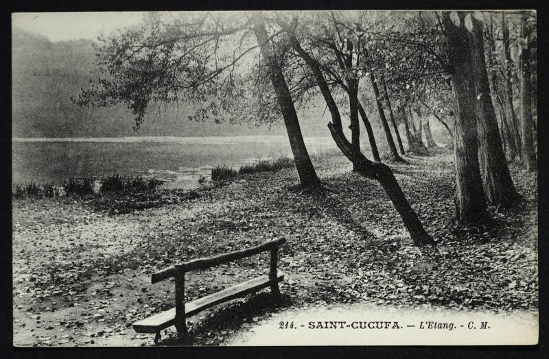 Carte postale ancienne Saint-Cucufa. - L'Etang à Rueil-Malmaison