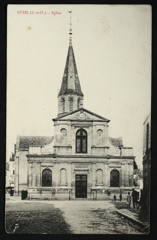 Carte postale ancienne Eglise à Rueil-Malmaison