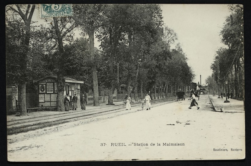 Carte postale ancienne Station de la Malmaison à Rueil-Malmaison