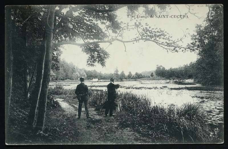 Carte postale ancienne Etangs de Saint-Cucufa à Rueil-Malmaison