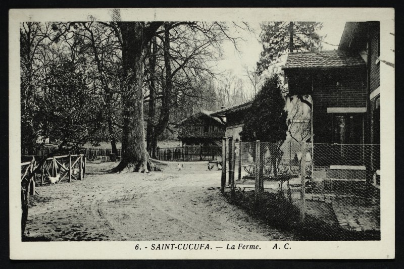 Carte postale ancienne Saint-Cucufa - La Ferme à Rueil-Malmaison
