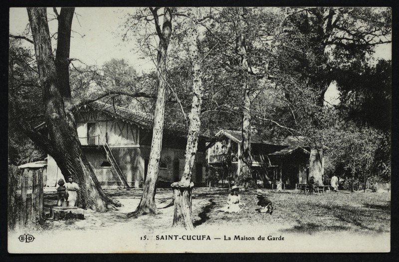 Carte postale ancienne Saint-Cucufa - La Maison du Garde à Rueil-Malmaison