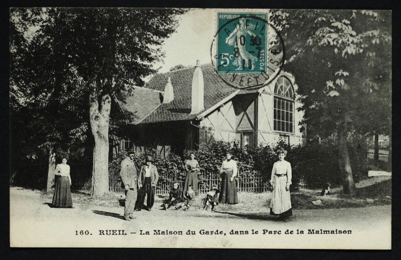 Carte postale ancienne La Maison du Garde, dans le Parc de la Malmaison à Rueil-Malmaison
