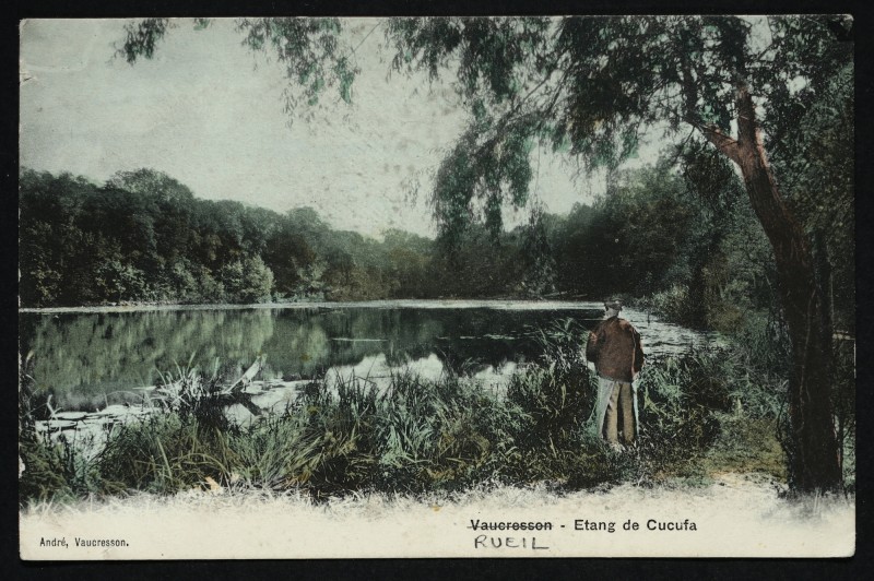 Carte postale ancienne Etang de Cucufa à Rueil-Malmaison
