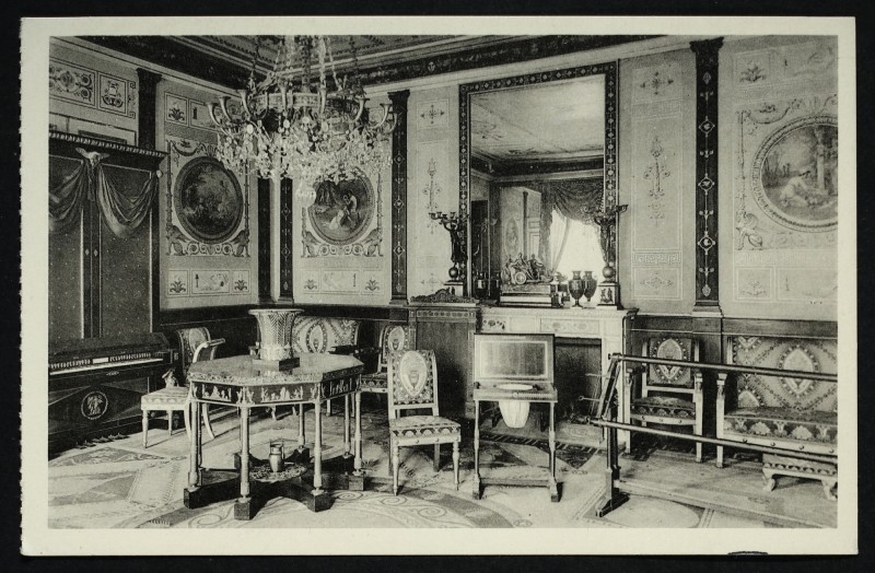 Carte postale ancienne Le Salon de réception à Rueil-Malmaison