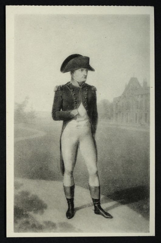 Carte postale ancienne Isabey. Bonaparte à Malmaison à Rueil-Malmaison