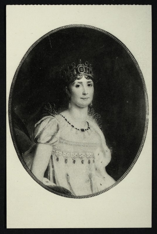 Carte postale ancienne Gérard. L'Impératrice Joséphine à Rueil-Malmaison