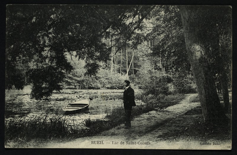 Carte postale ancienne Lac de Saint-Cucufa à Rueil-Malmaison