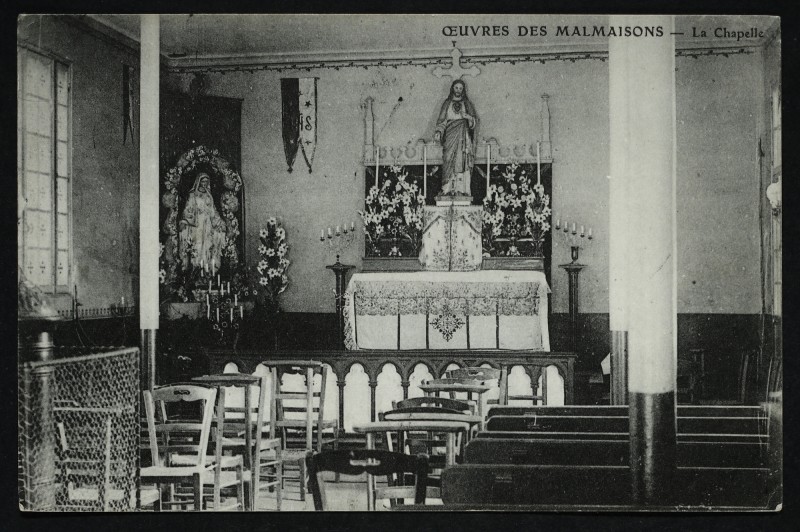 Carte postale ancienne Oeuvres des Malmaisons - La Chapelle à Rueil-Malmaison