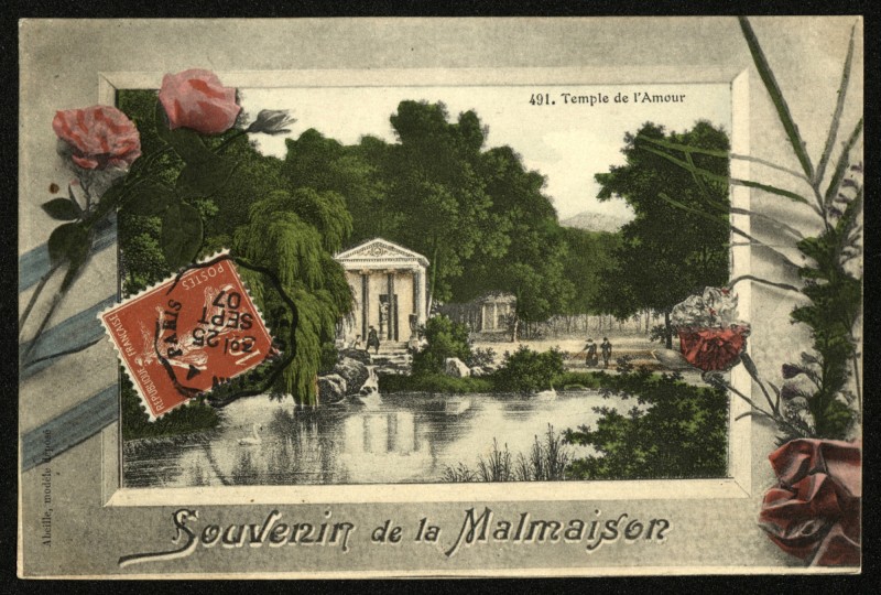 Carte postale ancienne Le temple de l'amour à Rueil-Malmaison