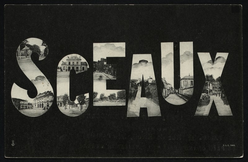 Carte postale ancienne [Panorama] à Sceaux