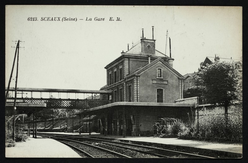 Carte postale ancienne La Gare à Sceaux
