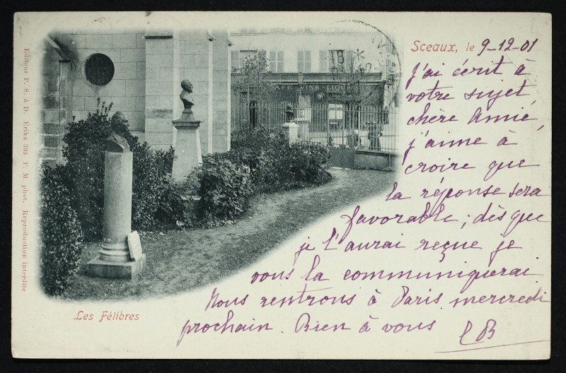 Carte postale ancienne Les Félibres à Sceaux