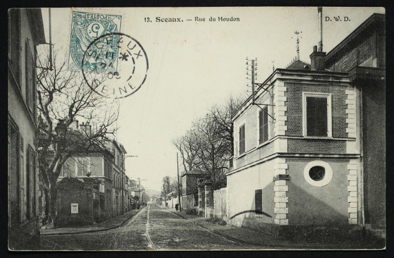 Carte postale ancienne Rue du Houdon à Sceaux