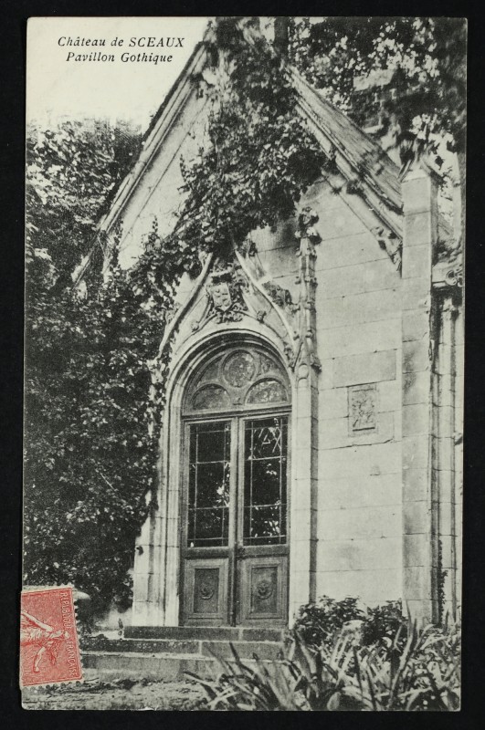Carte postale ancienne Pavillon Gothique à Sceaux