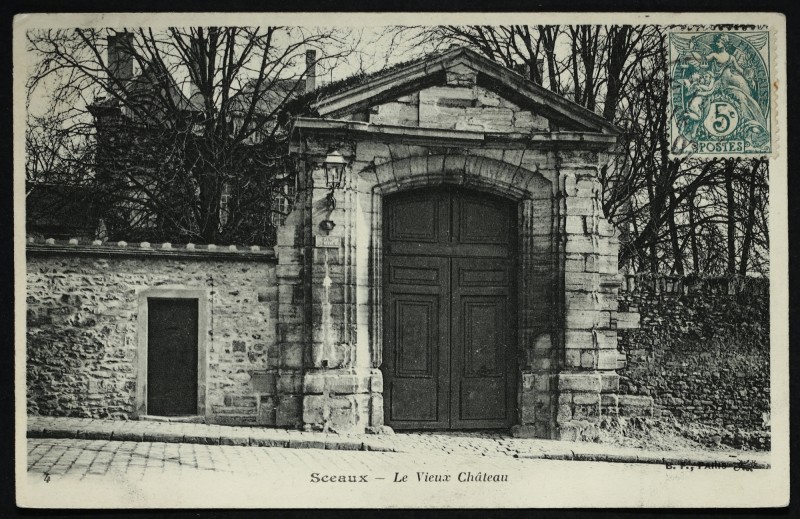 Carte postale ancienne Le Vieux château à Sceaux