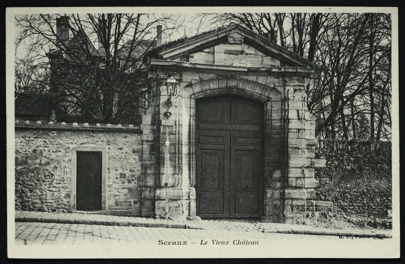 Carte postale ancienne Le Vieux château à Sceaux