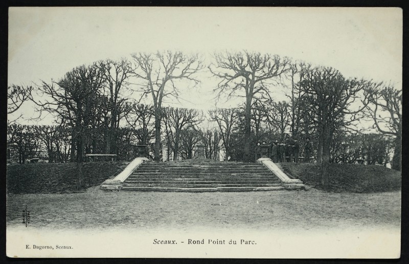 Carte postale ancienne Rond Point du Parc à Sceaux