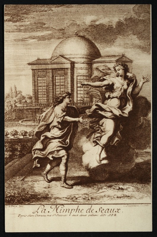 Carte postale ancienne Le Pavillon de l'Aurore, d'après C. Le Brun à Sceaux